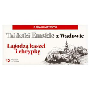 Tabletki Emskie z Wadowic x 12 pastyl. - 2874251118