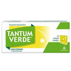 Tantum Verde lemon, 20 pastylek - 2874251135