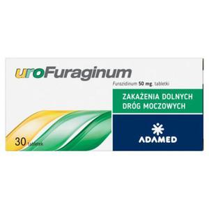 Urofuraginum 50 mg, 30 tabletek - 2874251245