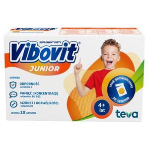 Vibovit Junior Suplement diety smak pomaraczowy 60 g (30 sztuk) - 2874251285