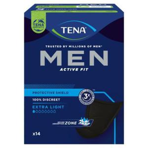 TENA Men Extra Light Black Wkady anatomiczne 14 sztuk - 2874251427