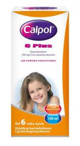 Calpol 6 Plus Zawiesina doustna smak pomaraczowy 100 ml - 2874251605