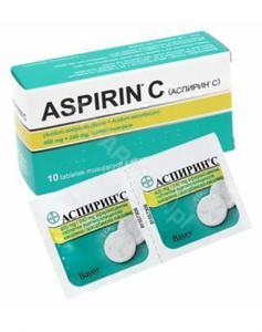 Aspirin C x 10 tabletki musujce (Import rwnolegy) - 2874251618