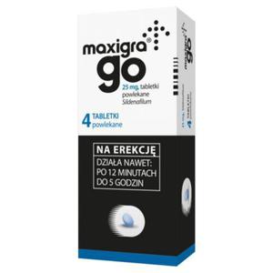 Maxigra Go 25 mg, 4 tabletki - 2876875838