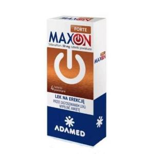 Maxon Forte tabl.powl. 50 mg 4 tabl. - 2878002830