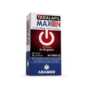 Tadalafil Maxon 10 mg, 2 tabletki powlekane - 2878662913