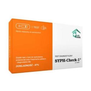 LabHome Syph-Check-1, test z krwi do wykrywania przeciwcia T. pallidum, diagnostyka kiy, 1 sztuka - 2879691007