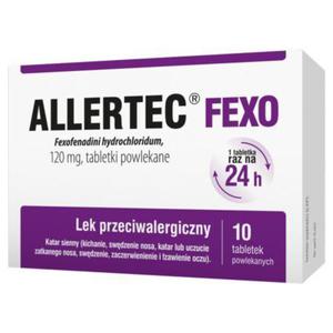 Allertec Fexo 120 mg, 10 tabletek - 2878211323