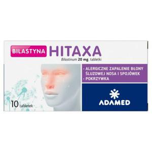 Bilastyna Hitaxa tabl. 20 mg 10 tabl. - 2878354304