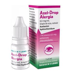 Azel-Drop Alergia krop.dooczu,roztw. 500mc - 2878002859