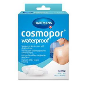 Cosmopor Waterproof, opatrunek chonny, samoprzylepny, wodoodporny, jaowy, przezroczysty, 10 cm x 8 cm, 5 sztuk - 2878828706