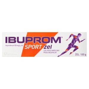 Ibuprom Sport el Lek przeciwblowy przeciwzapalny 100 g - 2877548459