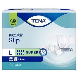 Tena Slip Proskin Pieluchomajtki super L 3 - 2877548494