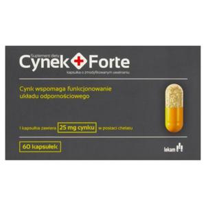 Cynek+ Forte kaps.ozmod.uwaln.twarde 60kap - 2878354340