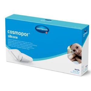 Cosmopor Silicone, opatrunek chonny, samoprzylepny, jaowy, z silikonow warstw kontaktow, 20 cm x 10 cm, 5 sztuk - 2878828729