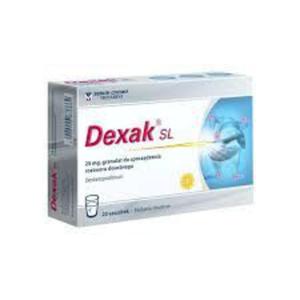 Dexak SL, 25 mg, granulat do sporzdzenia roztworu doustnego, 20 saszetek - 2878898692