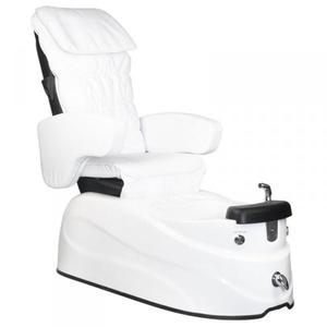 Fotel pedicure spa AS-122 white z funkcj masau i pomp - 2876360733