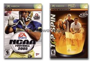 2w1 NCAA Football 2005 & Top Spin [Xbox] NTSC USA - 2051167846