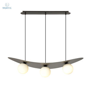 EMIBIG - designerska , skandynawska lampa wiszca AURA 3 czarna/biaa - 2878424484