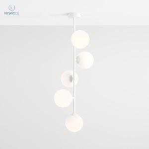 ARTERA - nowoczesna, skandynawska lampa sufitowa LIBRA 5 WHITE - 2878424857