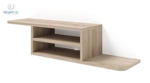 BIM FURNITURE - nowoczesna, wiszca pka RTV pod telewizor DEDAL, 90x20 cm - db sonoma - 2878425881