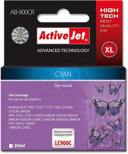 Active Jet tusz Brother LC 900 cyan AB-900CN - 2828944071