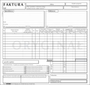 Faktura VAT 2/3 A4 1+2 uniwersalna F21 - 2852608713