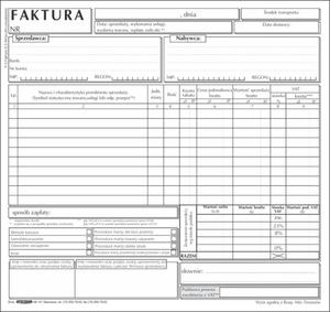 Faktura VAT 2/3 A4 brutto uniwersalna F13 - 2856703978