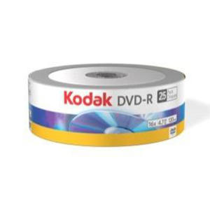 DVD-R 4,7GB Kodak 16x spindle 25szt