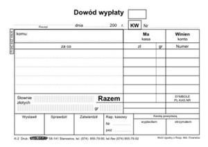 KW kasa wypaci K-2 - 2828943725