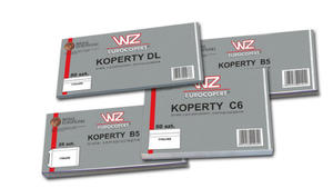 Koperty brzowe B4 klejone na mokro /50/ WZ - 2828945104