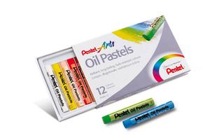 Pastele olejne Pentel 12 kolorowe PHN 12