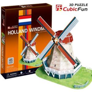 Puzzle 3D Holenderski Wiatrak - Cubic Fun - 1130193850