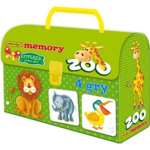 Gra Kuferek Zoo Memory - Adamigo