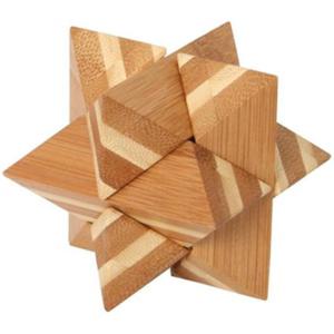 Ukadanka Drewniana Gwiazdka 3D - Bamboo Puzzle - 1130194172