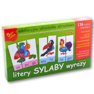 Zestaw Edukacyjny Litery i Sylaby - Adamigo - 1130194287