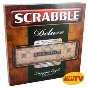 Gra Scrabble Deluxe Prestiowe - Mattel - 1130193056