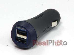 adowarka Samochodowa USB Philips 5V 2.1A Uniwersalna