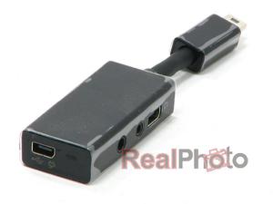 Adapter AUDIO HTC Mini USB Jack 3,5mm YC A300 3w1 - 1559759936