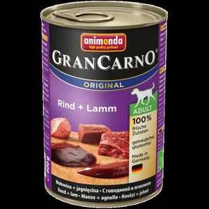 ANIMONDA GRAN CARNO woowina+jagnicina 400g - 2823050607