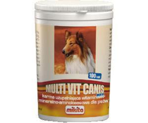 MULTI VIT CANIS Maxi preparat witaminowo-mineralno-aminokwasowy 100tab. - 2823050753