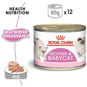 Royal Canin Mother & Babycat Instinctive Mousse karma mokra - mus dla kocit i kotek karmicych puszka 195g - 2878918040