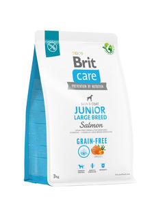 BRIT CARE DOG GRAIN-FREE JUNIOR LARGE BREED SALMON 3kg - 2878918221