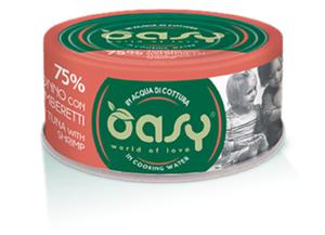 Oasy More Love Cat Adult z tuczykiem i krewetkami 70g - 2859680409