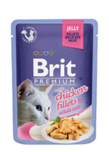 Brit Premium Cat filety kurczaka w galarecie 85g - 2859680445