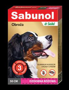 DR SEIDEL Sabunol obroa przeciw kleszczom i pchom dla psa rowa 50 cm - 2859680665