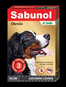 DR SEIDEL Sabunol obroa przeciw kleszczom i pchom dla psa czarna 50 cm *ODBIR WASNY, ZLECENIE KURIERA* - 2859680666