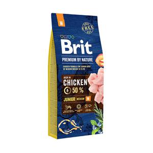 BRIT PREMIUM by Nature Junior M - dla szczenit ras rednich 15kg - 2859680711