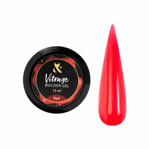 Vitrage Builder Gel Red 15 ml - 2878358590