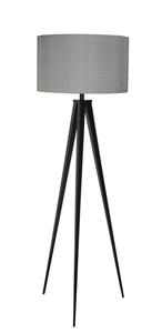 Zuiver :: Lampa Tripod szaro-czarna - szary klosz, czarna podstawa || szaro-czarna - 2823062221